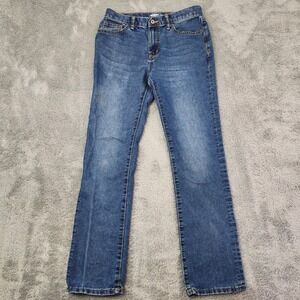 Old Navy Jeans Women 16 Blue Skinny Medium Wash Adjustable Waist‎ 284276-04